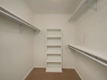 Spacious closets